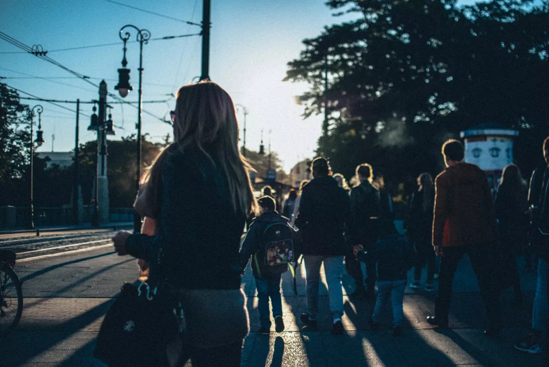people-walking-city-against-clear-sky