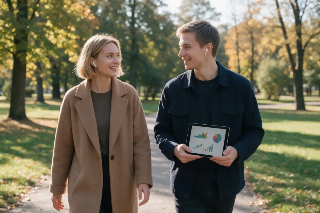 studenci-sluchaja-lekcji-niemieckiego-na-spacerze-w-parku