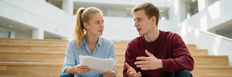 studentka-i-student-anglistyki-rozmawiaja-w-kawiarni