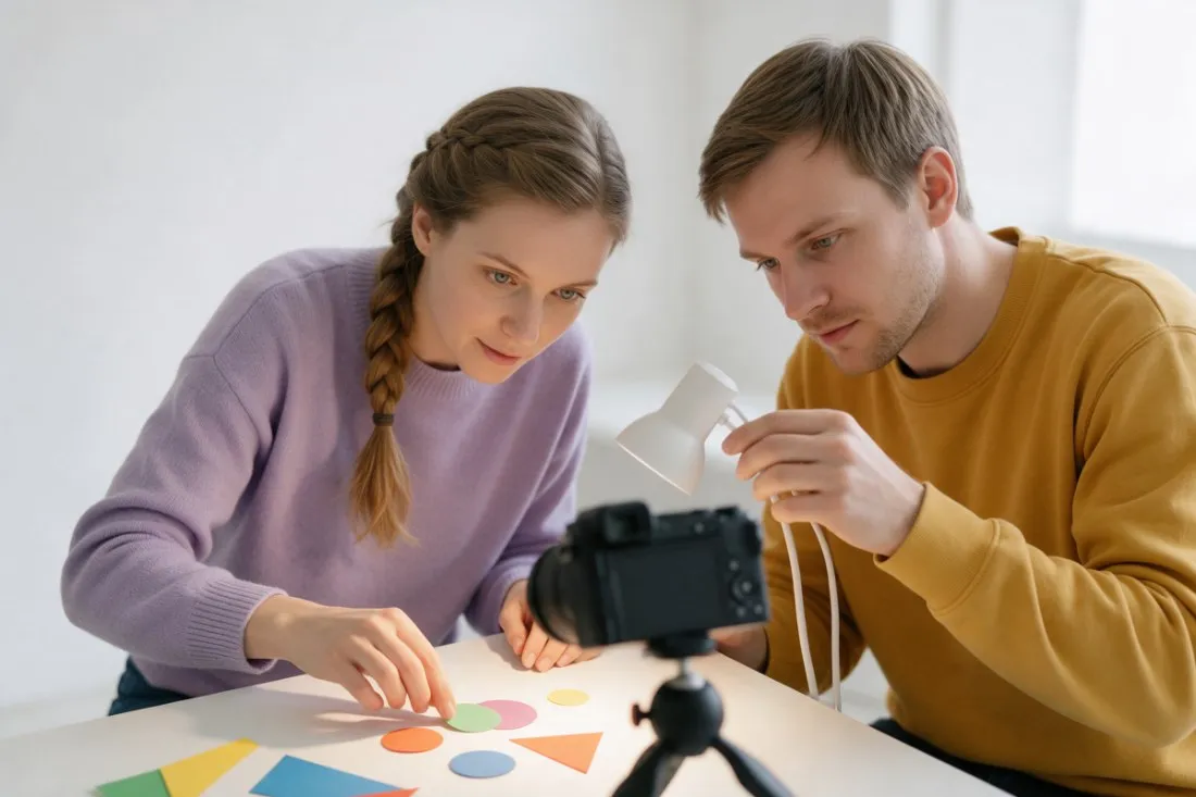 student-i-studentka-nagrywaja-animacje-poklatkowa