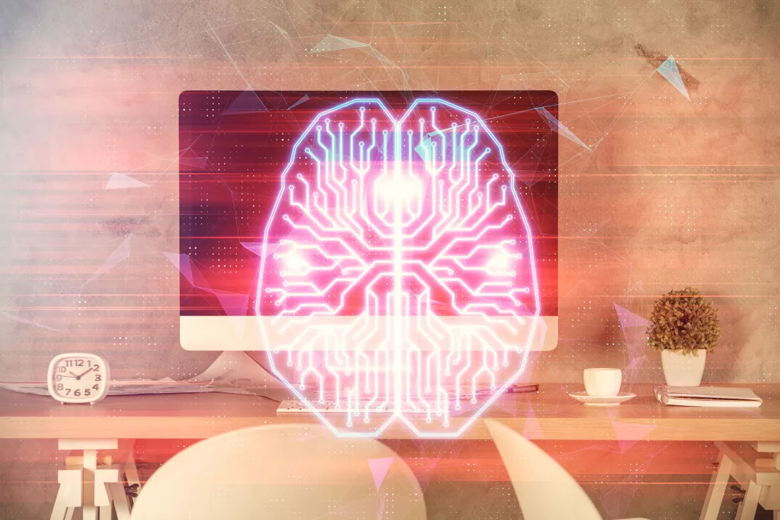 multi-exposure-brain-drawing-office-interior-background-concept-data-technology