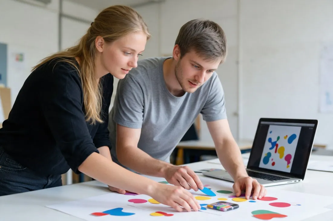 studenci-projektuja-uklad-reklamy-w-pracowni