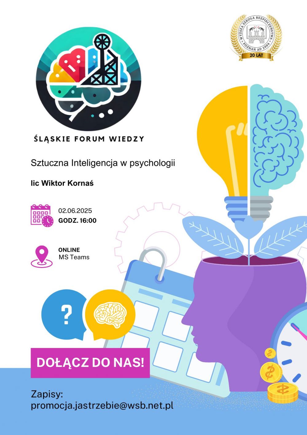 Slaskie-Forum-Wiedzy - Sztuczna Inteligencja w psychologii