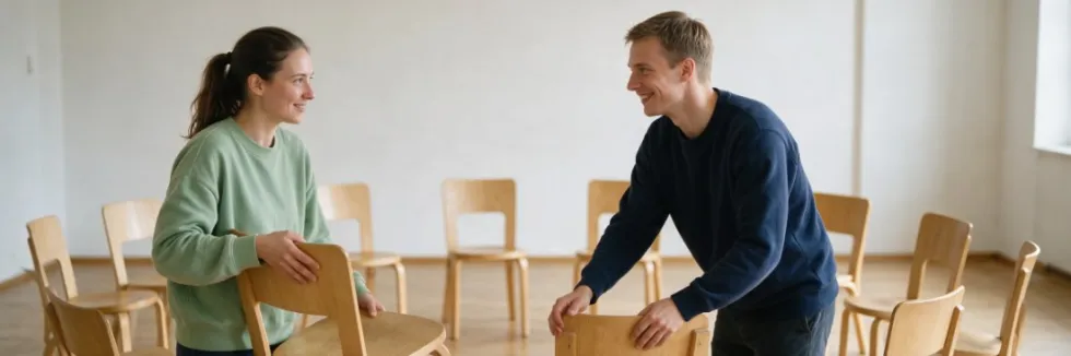 studentka-i-student-przygotowuja-spotkanie-dyskusyjne