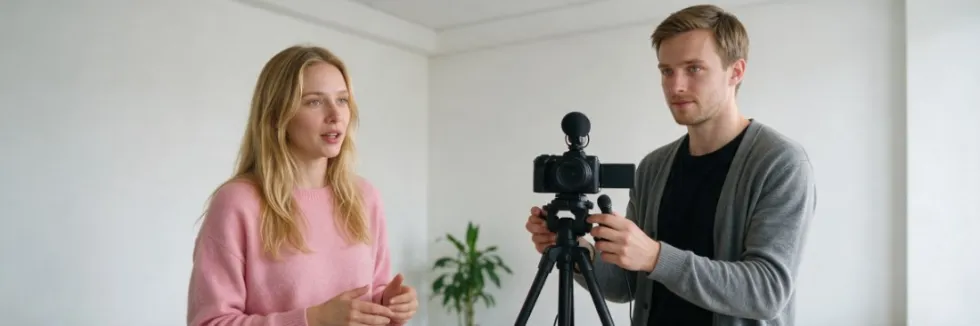 studentka-nagrywa-komunikat-wideo-a-student-filmuje