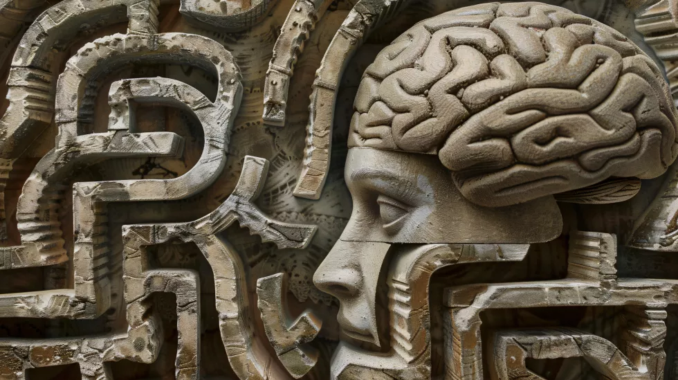 brainstorming-concept-as-3d-illustration-human-brain-with-maze-background