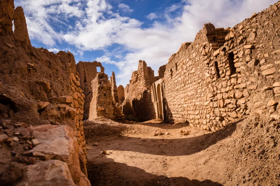 kasbah-stone-antique-lost-sahara-desert-blue-sky-dust-gone-archeology-culture-historic