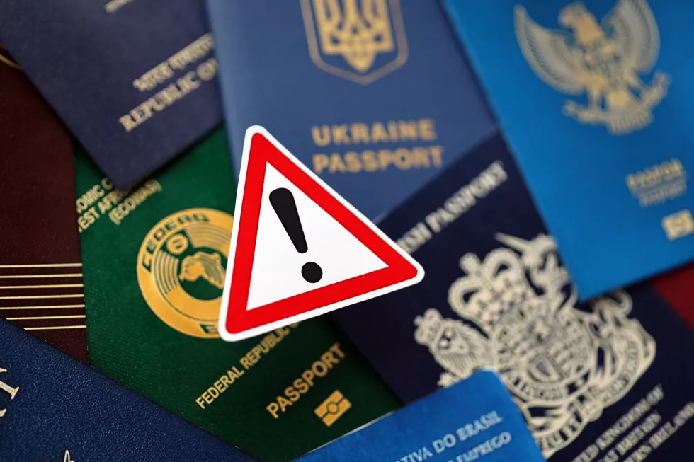 many-various-passports-citizens-different-countries-regions-world-alert-sign