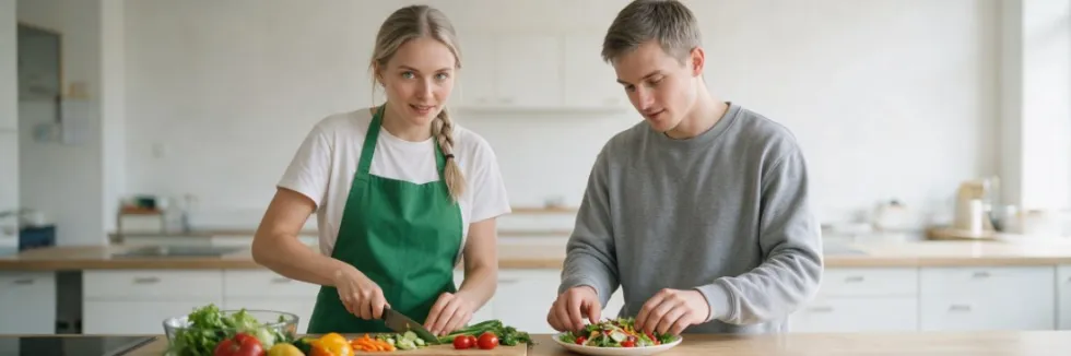 studentka-i-student-przygotowuja-zdrowy-posilek