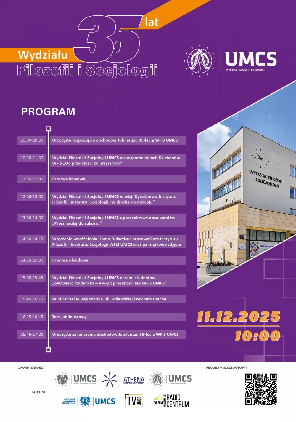 35 lat Wydziału Filozofii i Socjologii UMCS