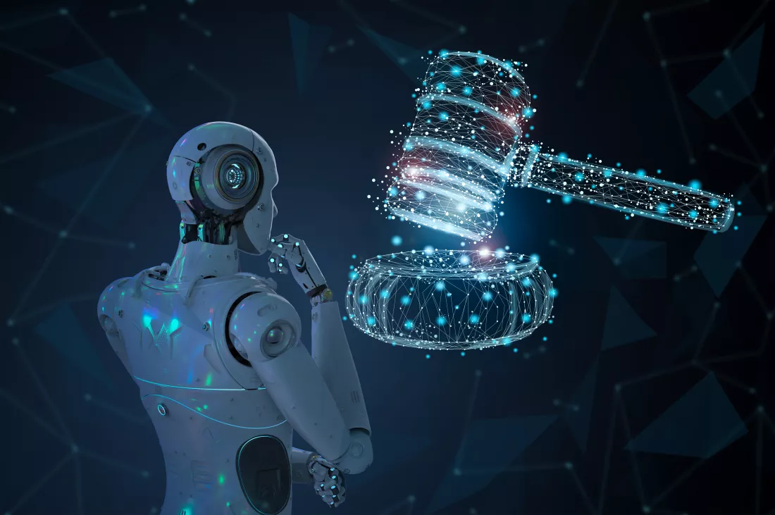 internet-law-concept-with-3d-rendering-ai-robot-with-gavel-judge