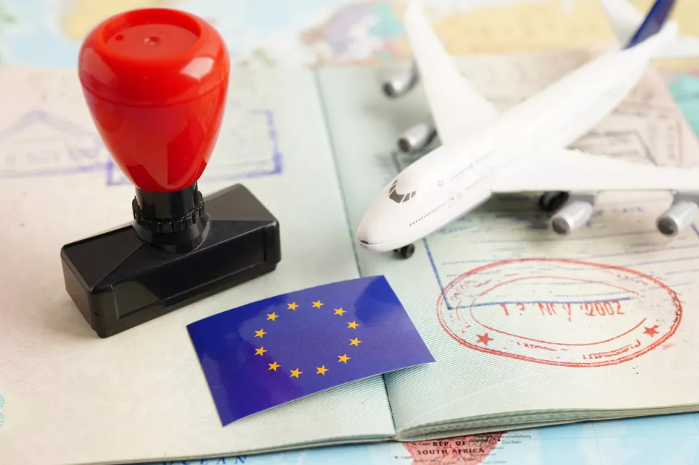 eu-flag-passport-with-airplane-travel