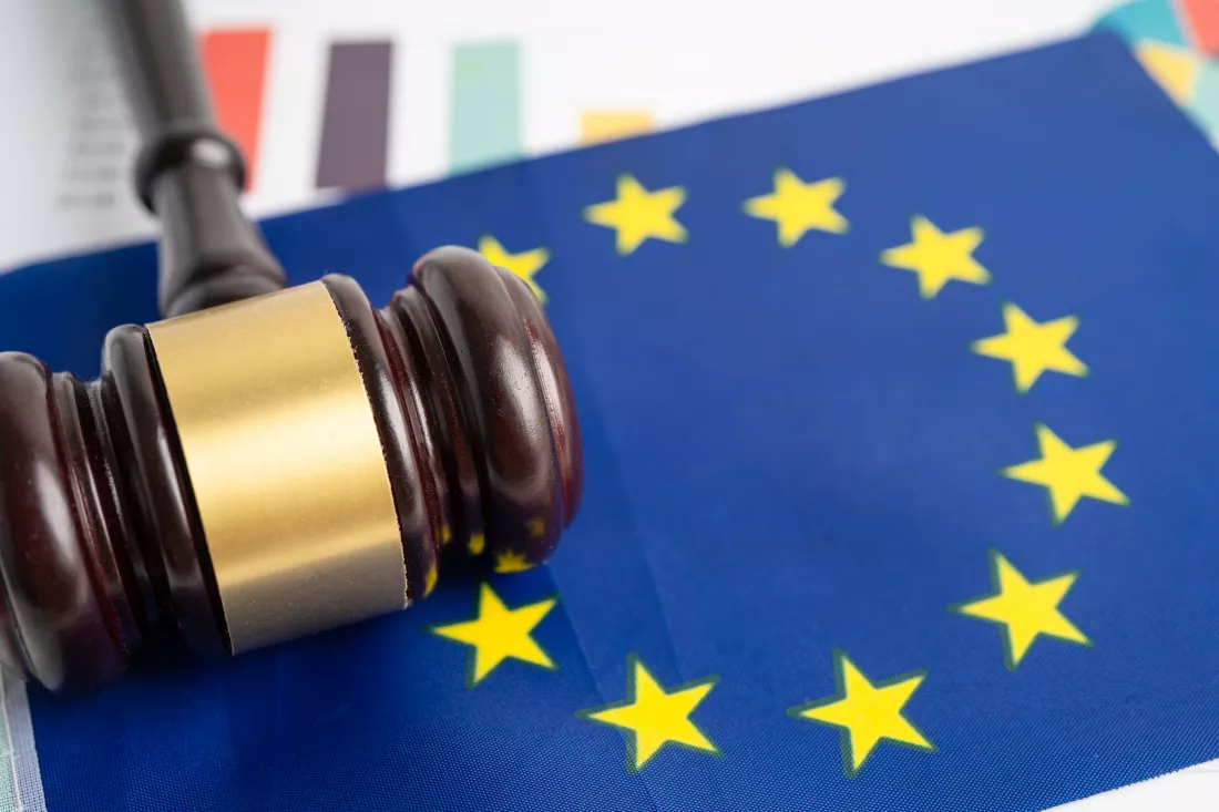 eu-flag-with-gavel-graph-judge-lawyer-law-justice-court-concept