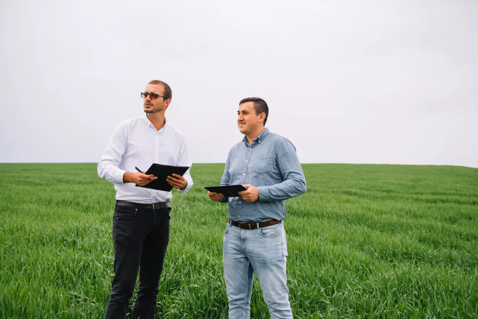 businessmen-standing-wheat-field-with-tablet