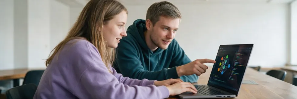 studentka-i-student-trenuja-siec-neuronowa-na-laptopie