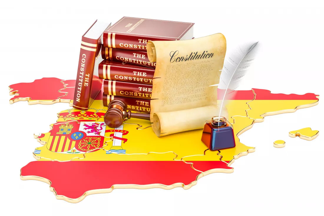 constitution-spain-concept-3d-rendering