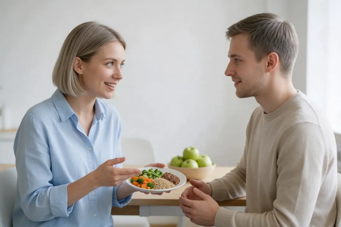 studentka-dietetyki-prowadzi-konsultacje-zywieniowa