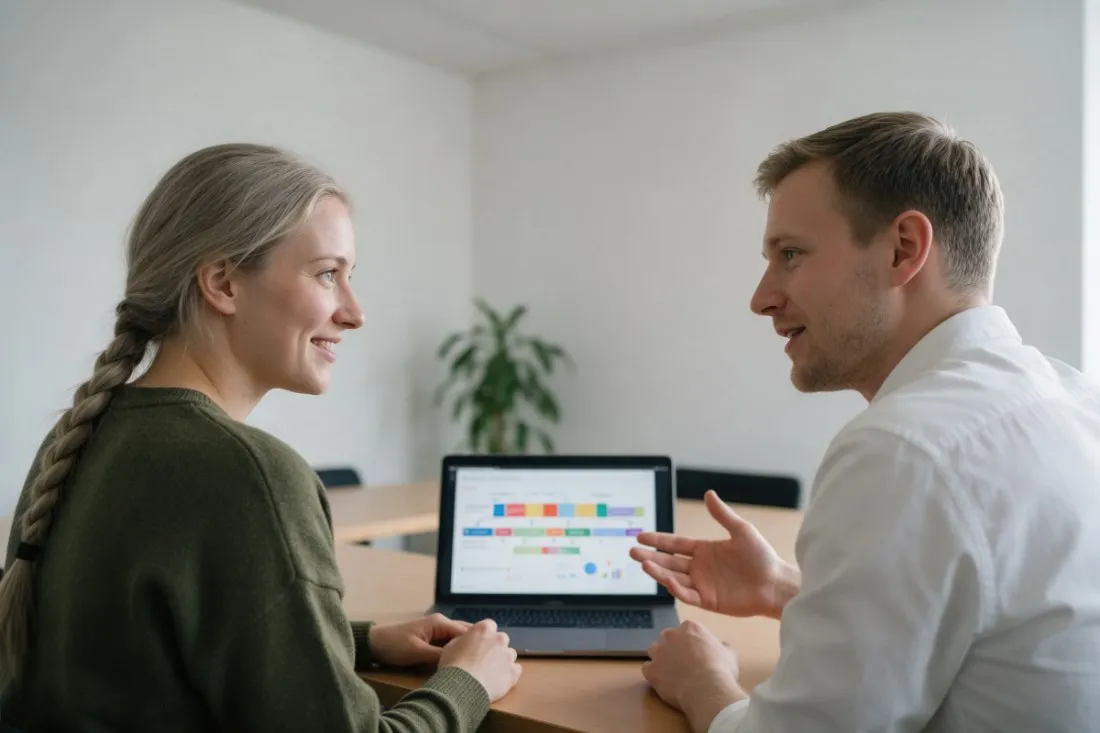 student-prezentuje-plan-kampanii-marketingowej
