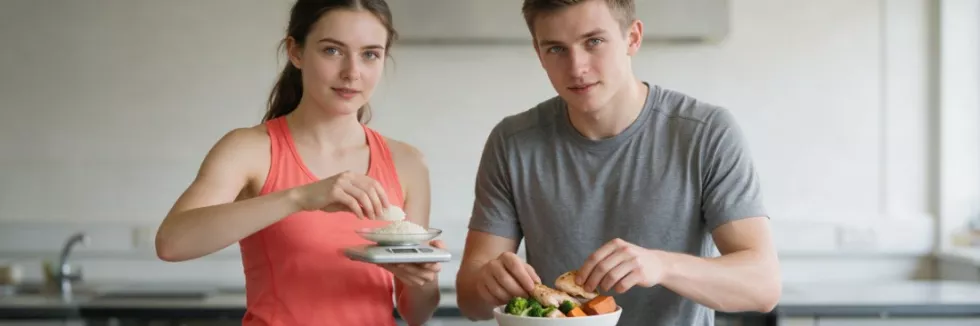 studenci-waza-porcje-posilku-po-treningu