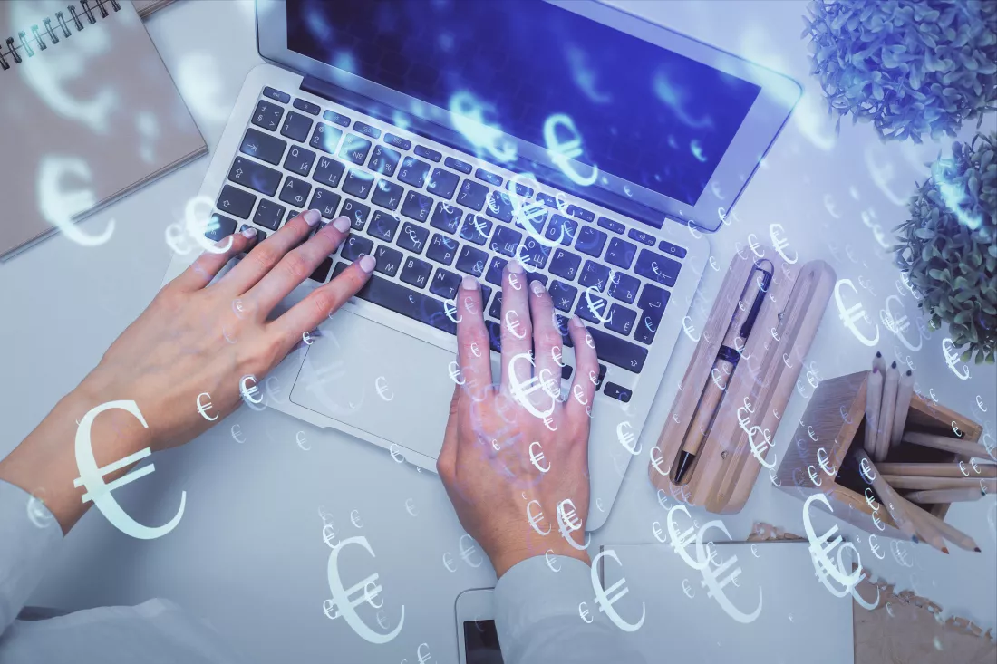 double-exposure-woman-hands-working-computer-forex-graph-hologram-drawing-top-view-financial-analysis-concept