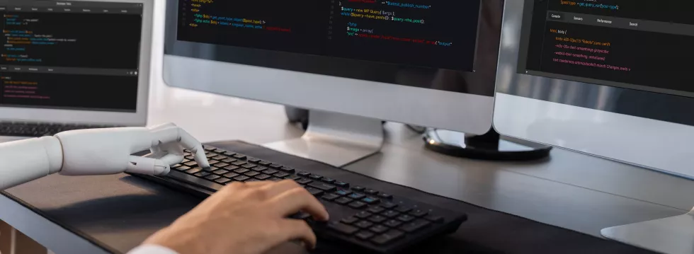 collaboration-robotic-hand-human-software-developer-trailblazing