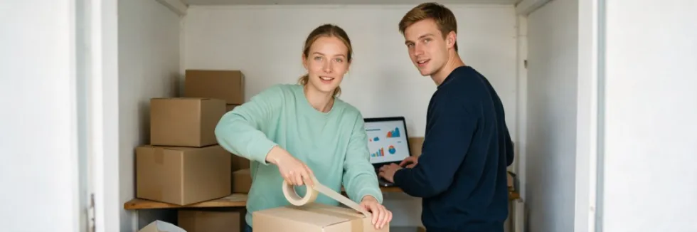 studentka-i-student-pakuja-zamowienia-z-platformy