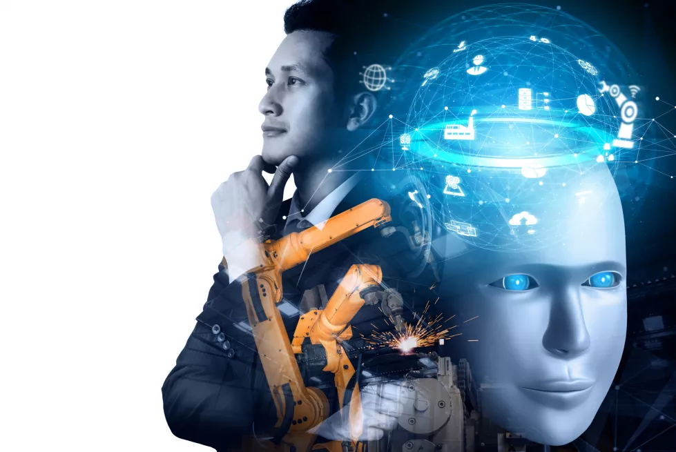 mechanized-industry-robot-human-worker-working-together-future-factory